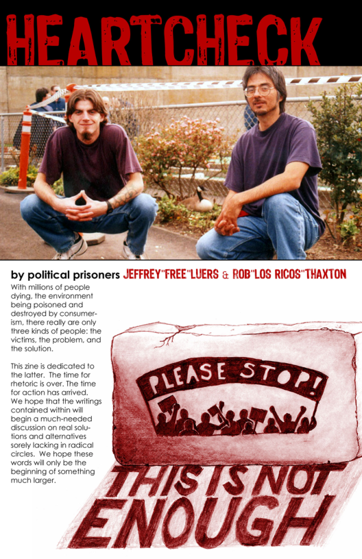 HEARTCHECK e knds of people Ihe > — victims, the problem, and 7 the solution. [ Ths zine s dedicated fo thelatter. Thefimefor heforic s over. The fime | foracfon has arived. |